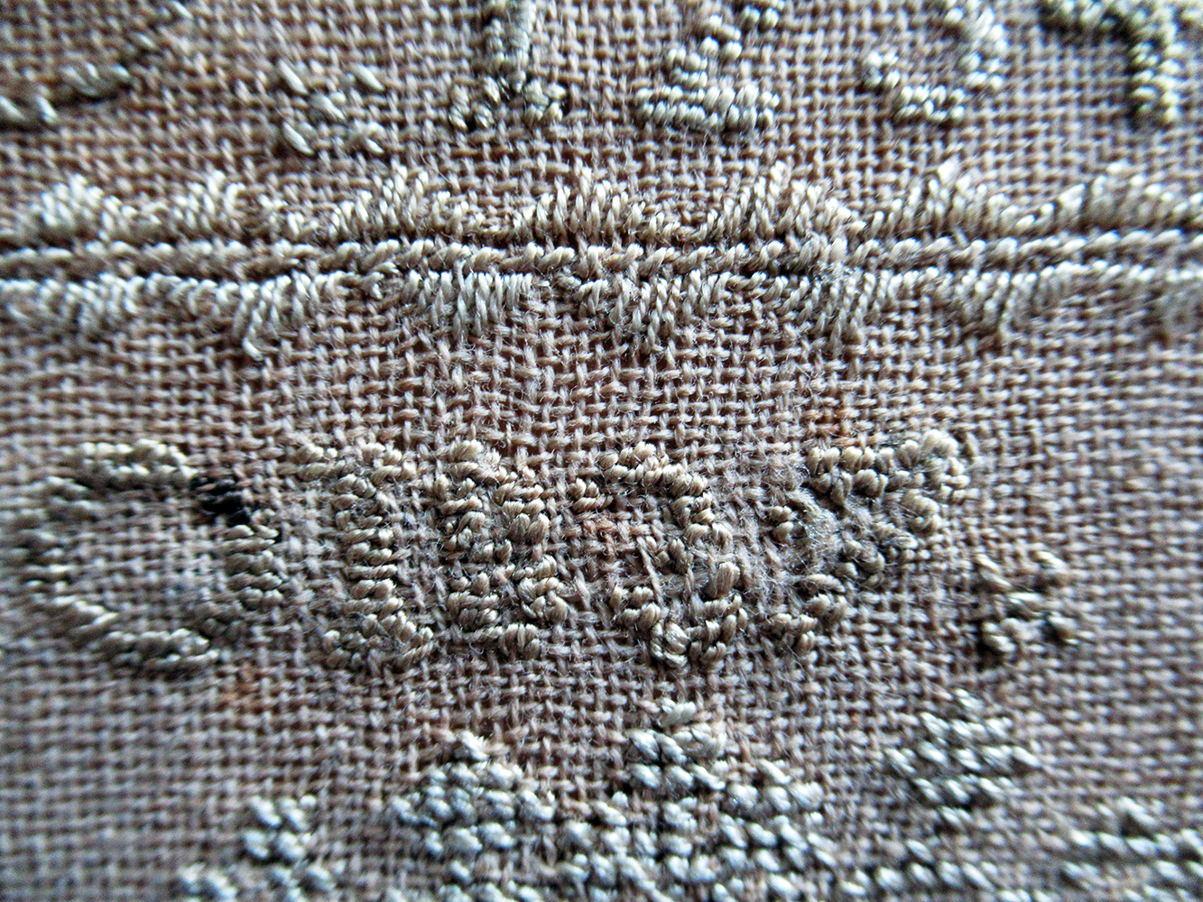 1827 "HOS" Swedish or Norwegian spot motif sampler - Image 9