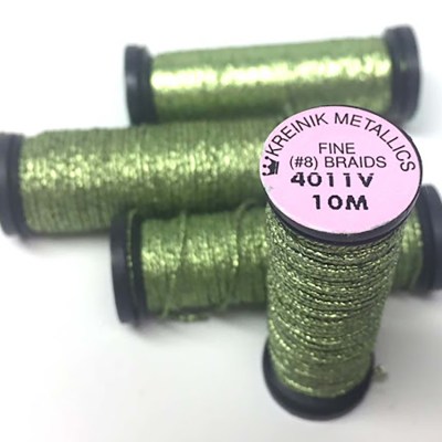 Kreinik #8 Fine Braid metallic thread