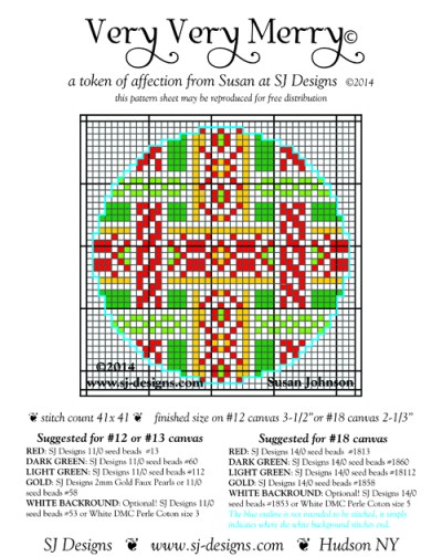 Very, Very Merry free chart