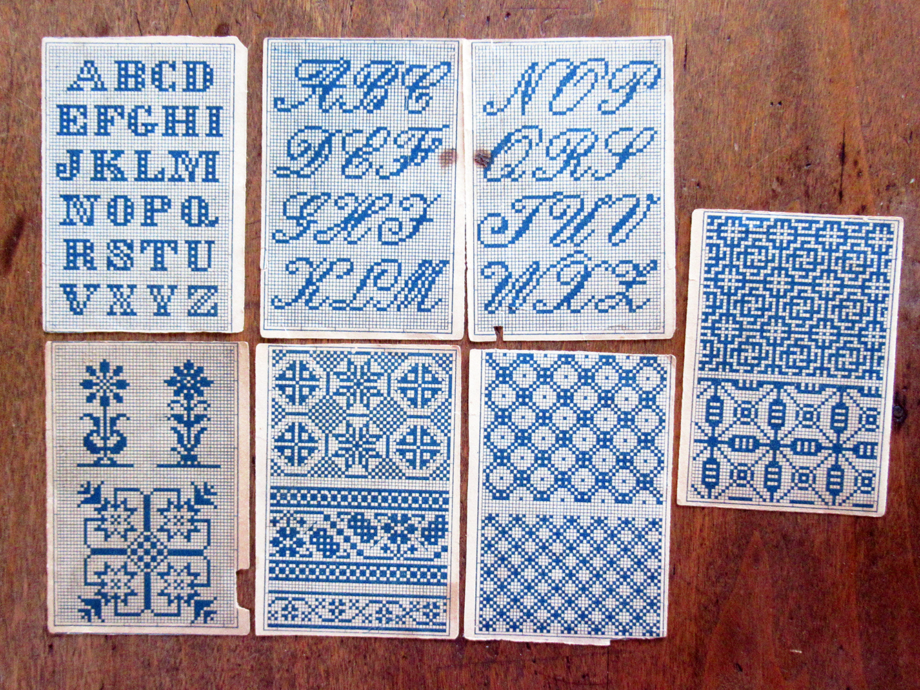 1860s Berlin Work alphabets & motifs pattern booklet - Image 2