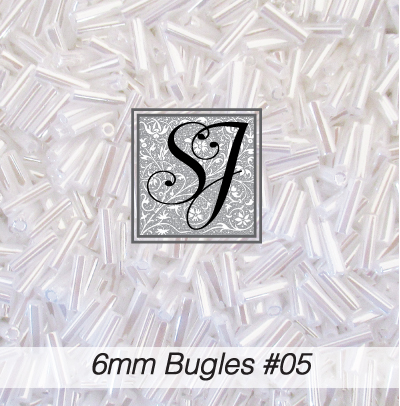 6mm Bugle Beads