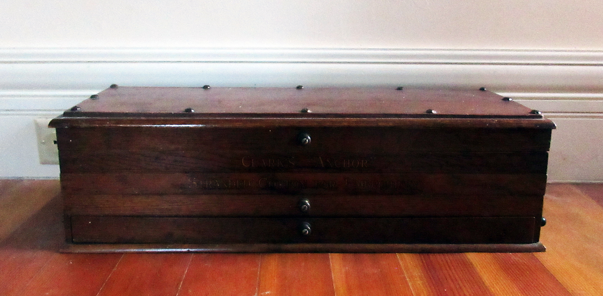 circa 1890 Coats Anchor Floss display cabinet - Image 2