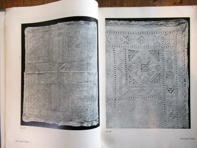 1920s antique Swedish whitework embroidery book