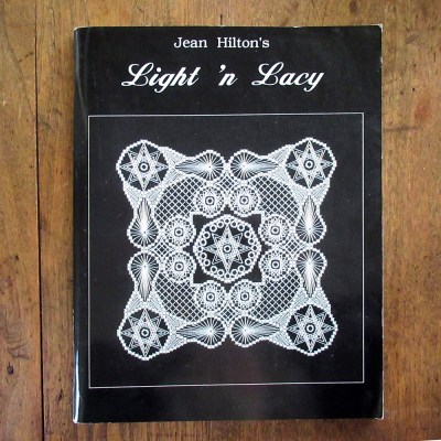 1995 Light 'n Lacy by Jean Hilton book of charted canvaswork
