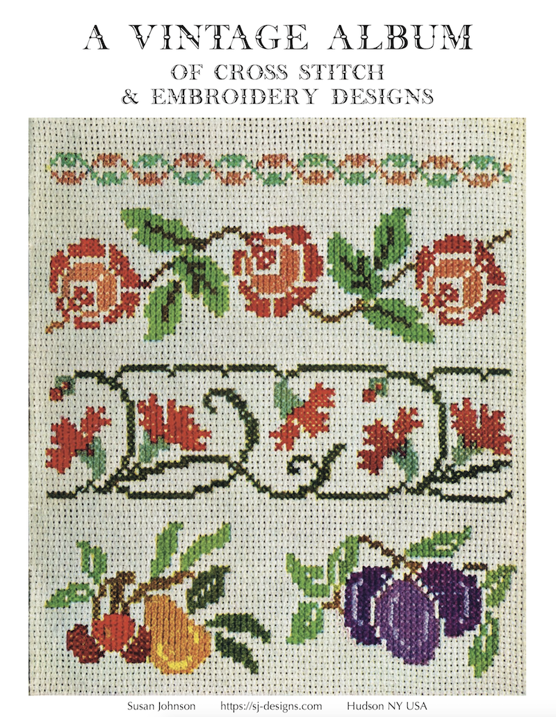 A Vintage Album of Cross Stitch & Embroidery PDF instant download reproduction