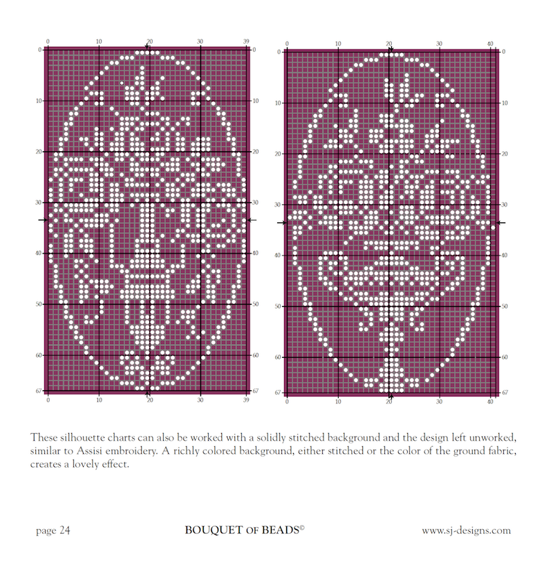 "Bouquet of Beads" counted needlepoint pattern book - Image 5