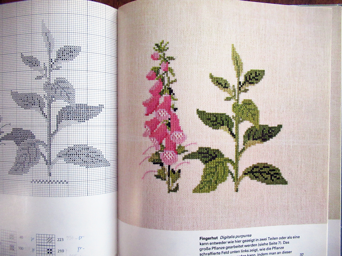 1978 Danish Handcraft Guild cross stitch "Herbs & Wild Plants" by Gerda Bengtsson - Image 3