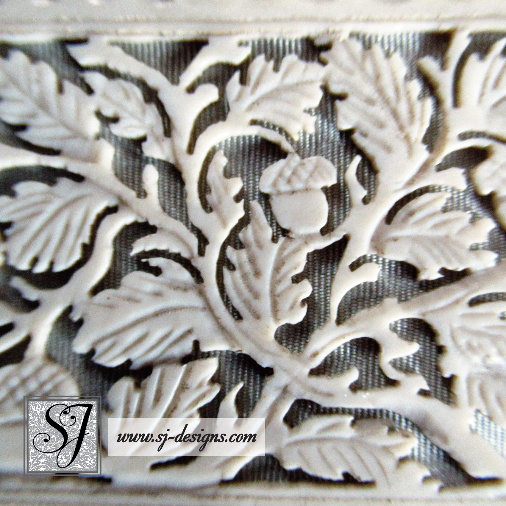 c1820 hand carved bone acorn filigree needle book - Image 2