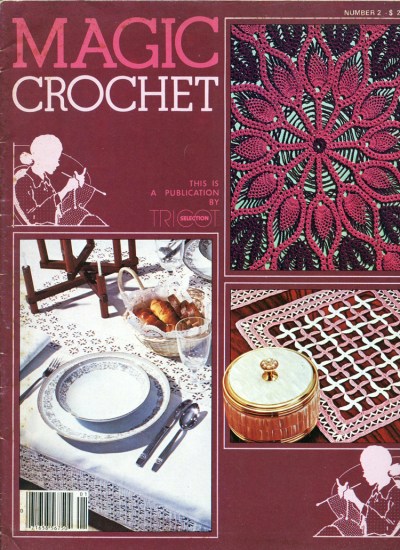 1970s MAGIC CROCHET Mon Tricot French crochet patterns in English