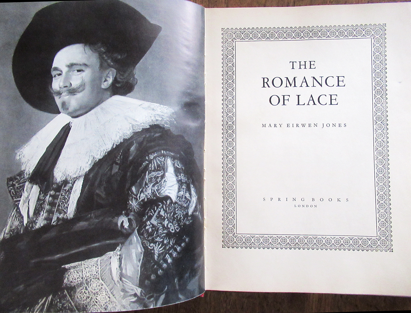 1950 The Romance of Lace by Mary Eirwen Jones HC DJ - Image 5