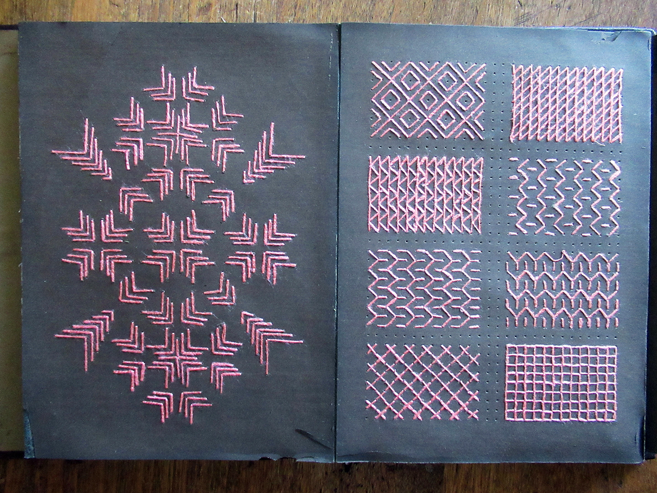 c1875 Victorian Portfolio of 25 Sewing Cards